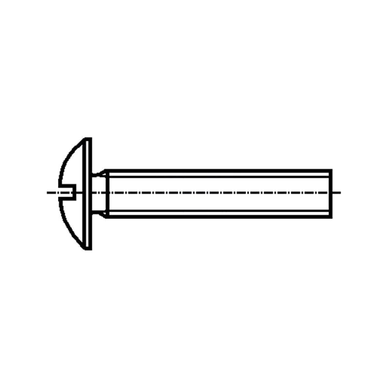 Şurub; M6x16; 1; Cap: buton; crestat; 1,6mm; oțel inoxidabil A2 Şurub; M6x16; 1; Cap: buton; crestat; 1,6mm; oțel inoxidabil A2