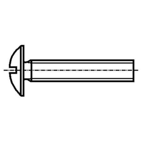 Şurub; M6x16; 1; Cap: buton; crestat; 1,6mm; oțel inoxidabil A2