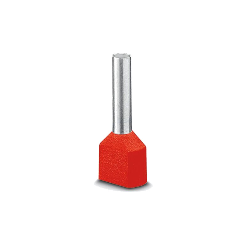 Vârf: tub de capăt; izolată,dublă; cupru; Lung.capăt: 10mm; roşie Vârf: tub de capăt; izolată,dublă; cupru; Lung.capăt: 10mm; roşie