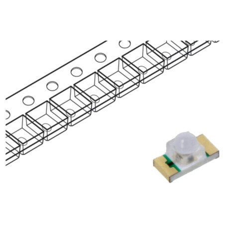 Emiţător IR; 850nm; transparent; 35°; 1÷1,8VDC; SMD; 20mA