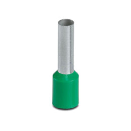 Vârf: tub de capăt; izolată; cupru; 6mm2; Lung.capăt: 12mm; verde