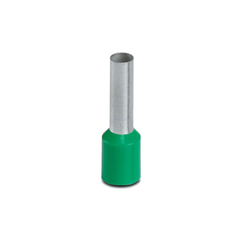 Vârf: tub de capăt; izolată; cupru; 6mm2; Lung.capăt: 12mm; verde Vârf: tub de capăt; izolată; cupru; 6mm2; Lung.capăt: 12mm; verde