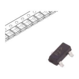Tranzistor: P-MOSFET; unipolar; -20V; -1A; 0,4W; SOT23