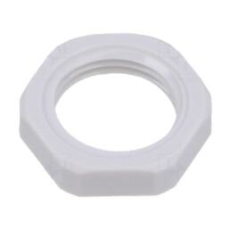 Piuliţă; G3/8"; poliamidă; gri deschis; -20÷90°C