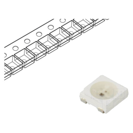 Programabilă LED; RGB; SMD; 5050; 3,7÷5,5VDC; 5x5x1,6mm; 120°; 12mA