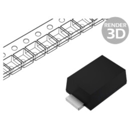 Diodă: TVS; 0,2kW; 40÷44,2V; 3,4A; unidirecţională; SOD123F