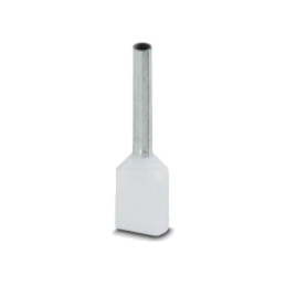 Vârf: tub de capăt; izolată,dublă; cupru; Lung.capăt: 10mm; albă