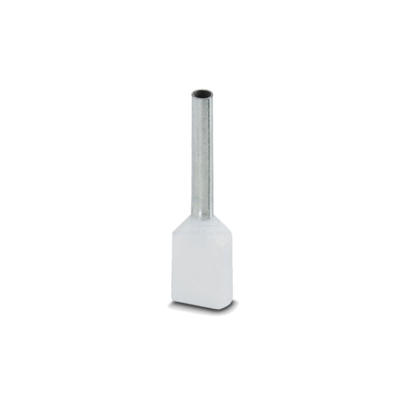 Vârf: tub de capăt; izolată,dublă; cupru; Lung.capăt: 10mm; albă Vârf: tub de capăt; izolată,dublă; cupru; Lung.capăt: 10mm; albă