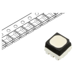 LED; RGB; SMD; 3535; 1,6÷2,4VDC,2,4÷3,3VDC; 3,7x3,5x2,8mm; 120°
