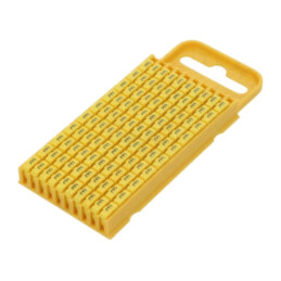 Markere; Marcaj: E; 4,3÷5,3mm; poliamidă; galbenă; -40÷85°C; WIC