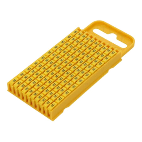 Markere; Marcaj: M; 4,3÷5,3mm; poliamidă; galbenă; -40÷85°C; WIC