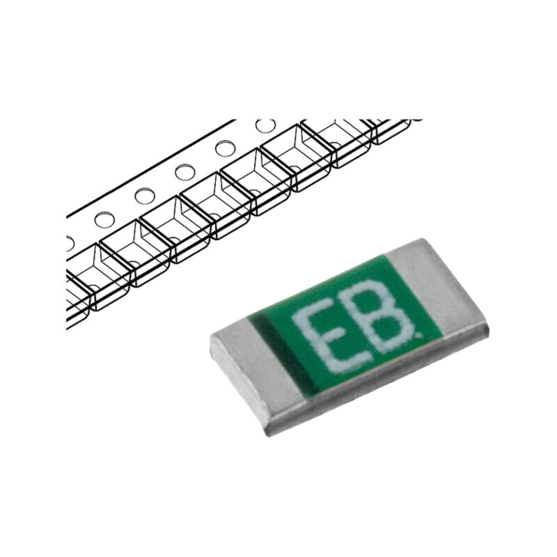 Siguranţă: polimerică PTC; 200mA; 1206 Siguranţă: polimerică PTC; 200mA; 1206