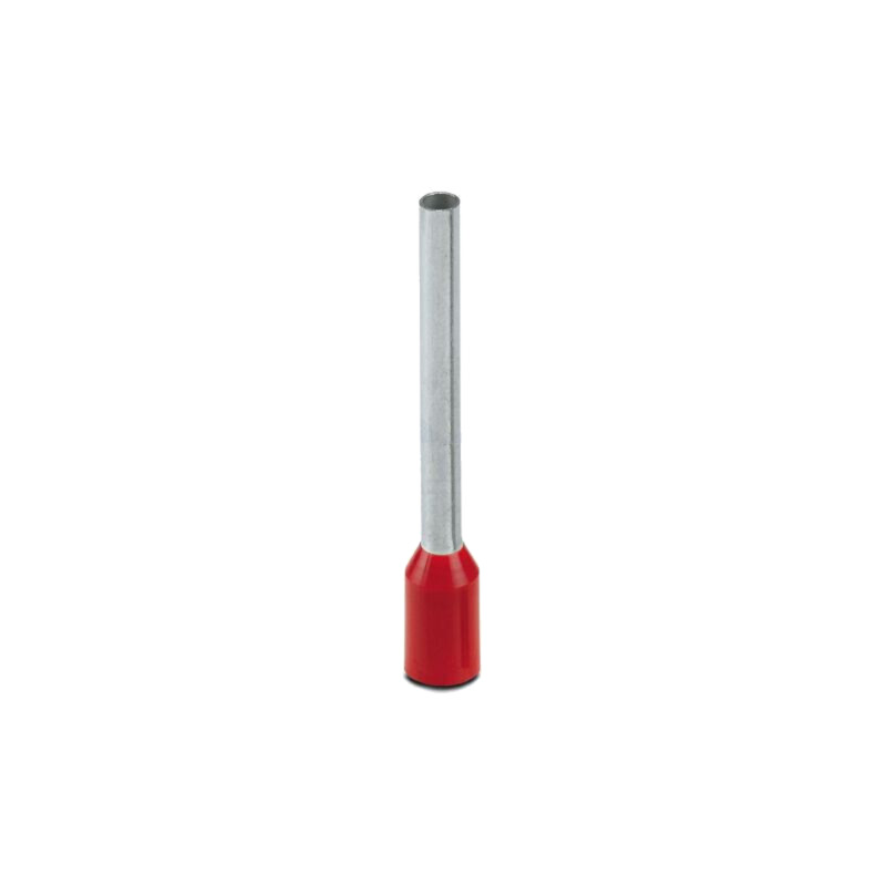 Vârf: tub de capăt; izolată; cupru; 1,5mm2; Lung.capăt: 18mm; roşie Vârf: tub de capăt; izolată; cupru; 1,5mm2; Lung.capăt: 18mm; roşie