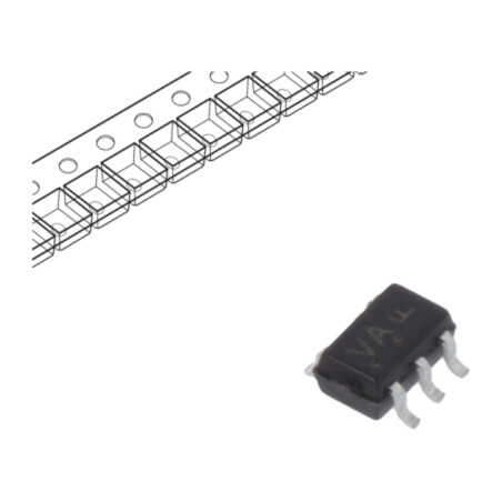 IC: digital; NOT; Ch: 1; IN: 1; CMOS; SMD; SC88A; 2÷5,5VDC; -55÷125°C