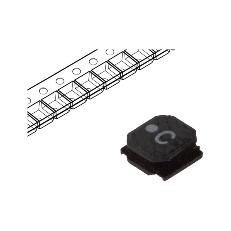 Inductor: fir; SMD; 2,2uH; Ilucru: 2,2A; 42mΩ; ±20%; 4x4x1,8mm Inductor: fir; SMD; 2,2uH; Ilucru: 2,2A; 42mΩ; ±20%; 4x4x1,8mm