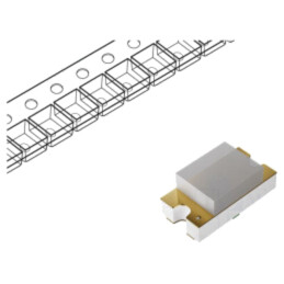 Emiţător IR; 940nm; transparent; 140°; 1,2÷1,8VDC; SMD; 20mA