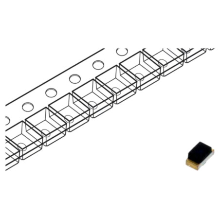 Fototranzistor; SMD; 70mW; Dim: 1,6x0,8x0,8mm; λp max: 940nm; 30V