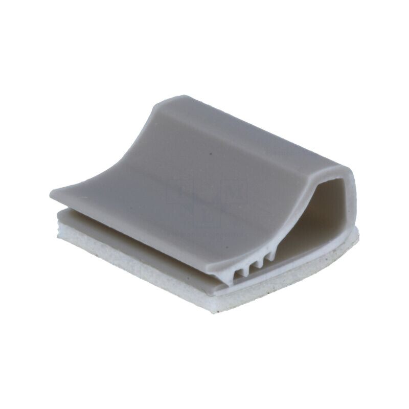 Baze pentru coliere de strângere autoadezive; PVC; gri Baze pentru coliere de strângere autoadezive; PVC; gri