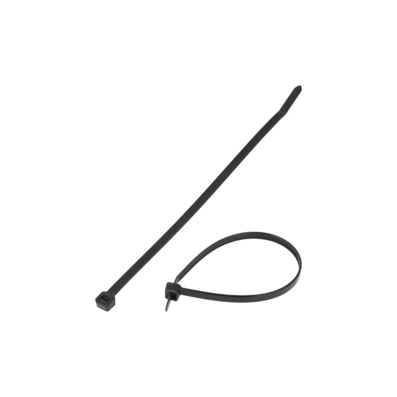 Colier de strângere; L: 188mm; W: 4,8mm; neagră; poliamidă; 222N Colier de strângere; L: 188mm; W: 4,8mm; neagră; poliamidă; 222N