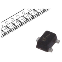 Tranzistor: P-MOSFET; unipolar; -20V; -0,57A; 0,45W; SOT723