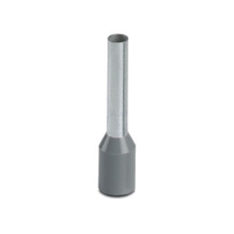 Vârf: tub de capăt; izolată; cupru; 2,5mm2; Lung.capăt: 12mm; gri