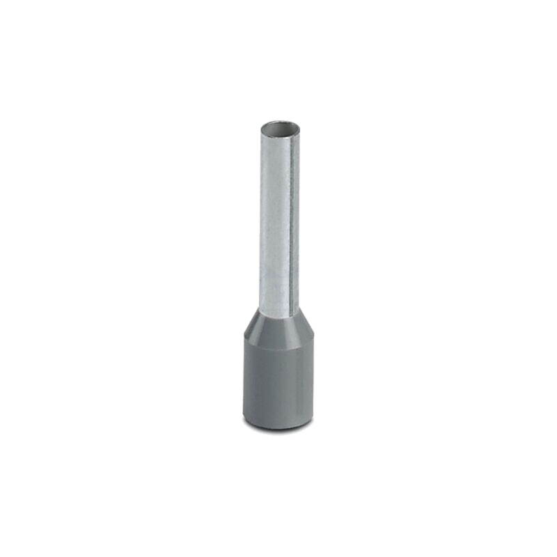 Vârf: tub de capăt; izolată; cupru; 2,5mm2; Lung.capăt: 12mm; gri Vârf: tub de capăt; izolată; cupru; 2,5mm2; Lung.capăt: 12mm; gri