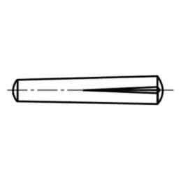 Ştift conic; oţel; BN 883; Ø: 3mm; L: 8mm; DIN 1472; ISO 8745