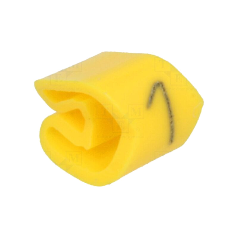 Markere; Marcaj: 1; 3÷5mm; PVC; galbenă; -30÷80°C; prin orificiu Markere; Marcaj: 1; 3÷5mm; PVC; galbenă; -30÷80°C; prin orificiu
