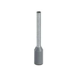 Vârf: tub de capăt; izolată; cupru; 0,75mm2; Lung.capăt: 12mm; gri