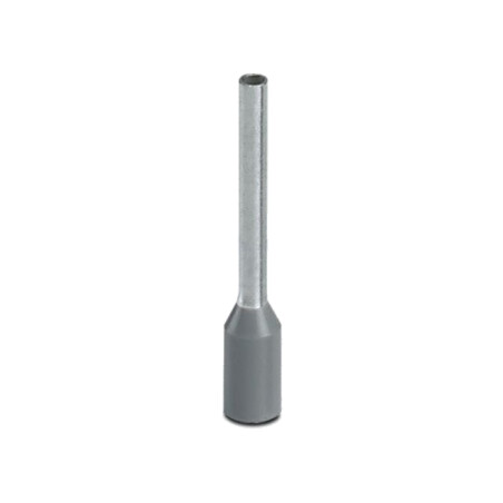 Vârf: tub de capăt; izolată; cupru; 0,75mm2; Lung.capăt: 12mm; gri