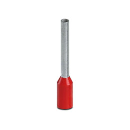 Vârf: tub de capăt; izolată; cupru; 1mm2; Lung.capăt: 12mm; roşie