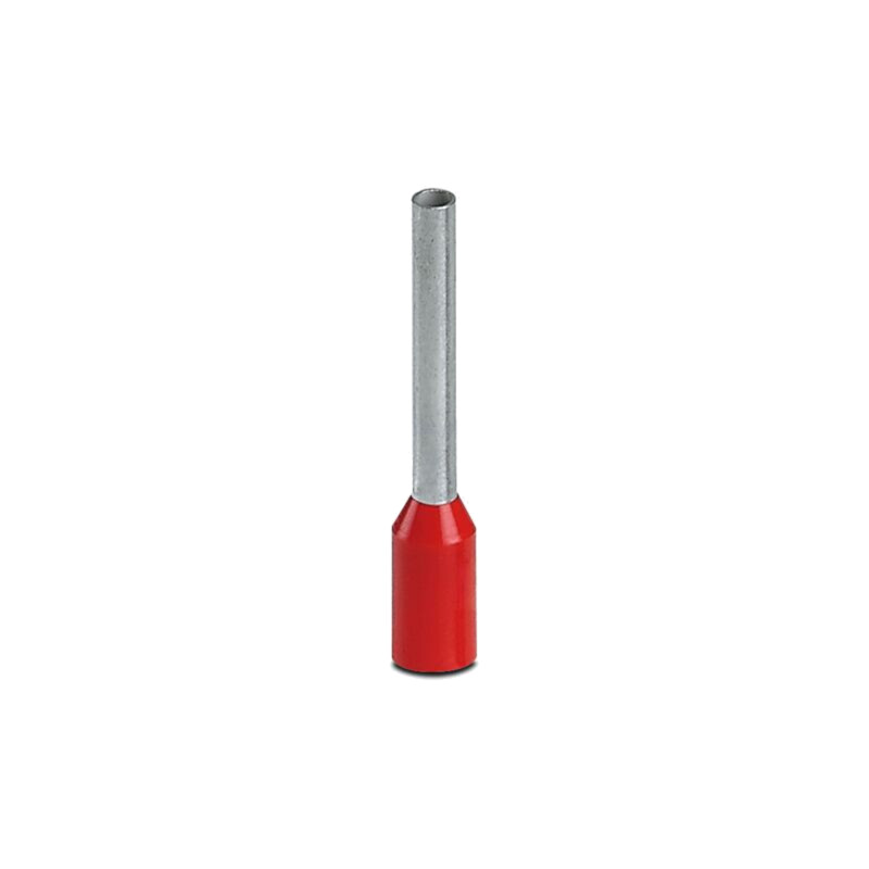 Vârf: tub de capăt; izolată; cupru; 1mm2; Lung.capăt: 12mm; roşie Vârf: tub de capăt; izolată; cupru; 1mm2; Lung.capăt: 12mm; roşie
