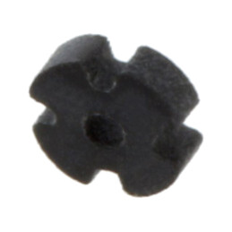Bucşă de distanţare; LED; Øext: 3mm; ØLED: 3mm; Lung: 1mm; neagră