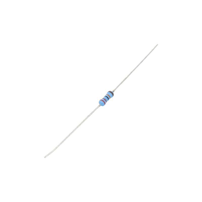 Rezistor: thin film; THT; 220kΩ; 600mW; ±1%; Ø0,6x28mm; Ø2,5x6,5mm Rezistor: thin film; THT; 220kΩ; 600mW; ±1%; Ø0,6x28mm; Ø2,5x6,5mm