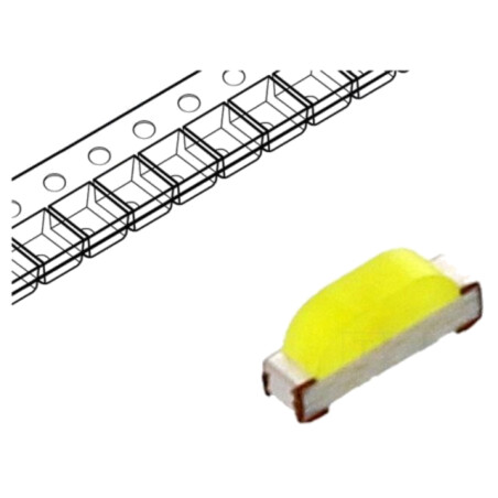 LED; alb rece; SMD; 0802; 300÷500mcd; 6500-15000K; 120°; 20mA