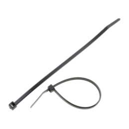 Colier de strângere; L: 150mm; W: 3,5mm; neagră; poliamidă; 135N