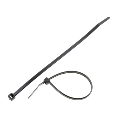Colier de strângere; L: 150mm; W: 3,5mm; neagră; poliamidă; 135N