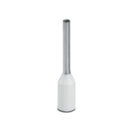 Vârf: tub de capăt; izolată; cupru; 0,5mm2; Lung.capăt: 10mm; albă