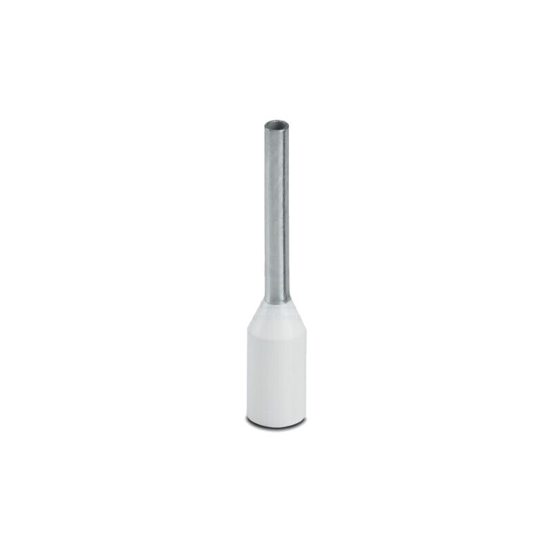 Vârf: tub de capăt; izolată; cupru; 0,5mm2; Lung.capăt: 10mm; albă Vârf: tub de capăt; izolată; cupru; 0,5mm2; Lung.capăt: 10mm; albă