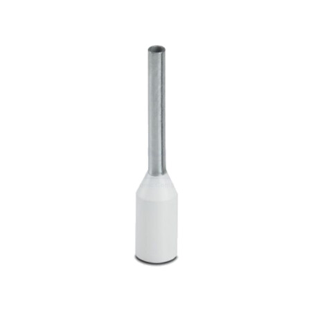 Vârf: tub de capăt; izolată; cupru; 0,5mm2; Lung.capăt: 10mm; albă