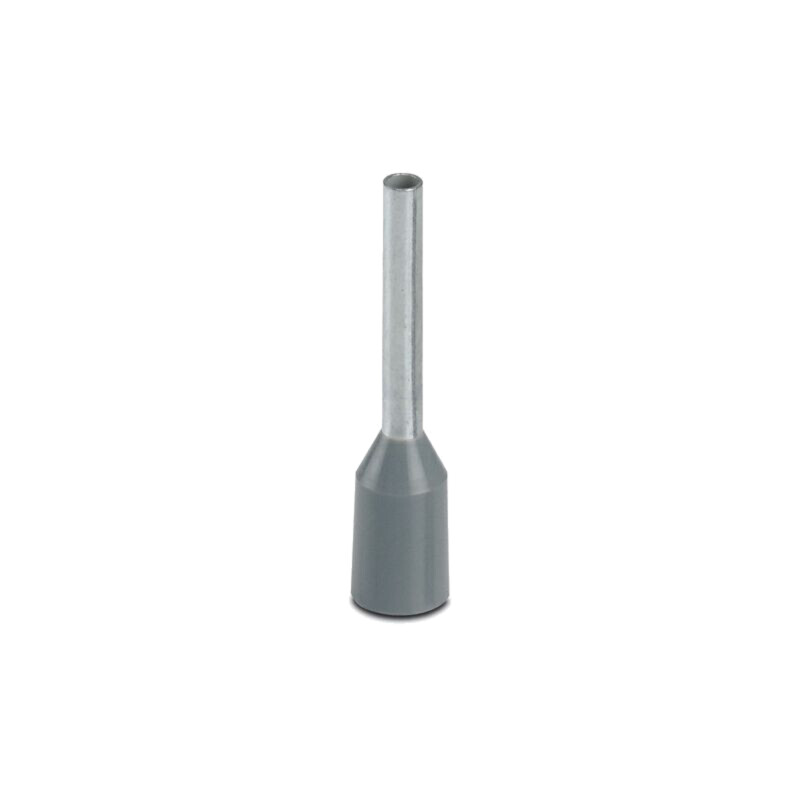 Vârf: tub de capăt; izolată; cupru; 0,75mm2; Lung.capăt: 10mm; gri