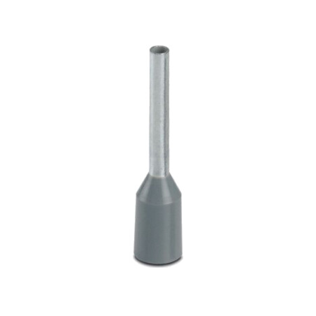 Vârf: tub de capăt; izolată; cupru; 0,75mm2; Lung.capăt: 10mm; gri