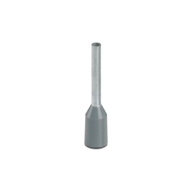 Vârf: tub de capăt; izolată; cupru; 0,75mm2; Lung.capăt: 10mm; gri Vârf: tub de capăt; izolată; cupru; 0,75mm2; Lung.capăt: 10mm; gri