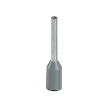 Vârf: tub de capăt; izolată; cupru; 0,75mm2; Lung.capăt: 10mm; gri