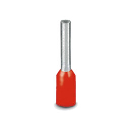 Vârf: tub de capăt; izolată; cupru; 1mm2; Lung.capăt: 10mm; roşie