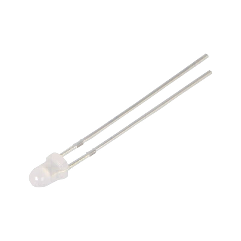 LED; galbenă; 3mm; 150÷220mcd; 60°; Parte frontală: convex; rotund