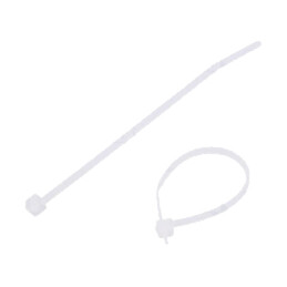 Colier de strângere; L: 83mm; W: 2,2mm; naturală; poliamidă; 80N