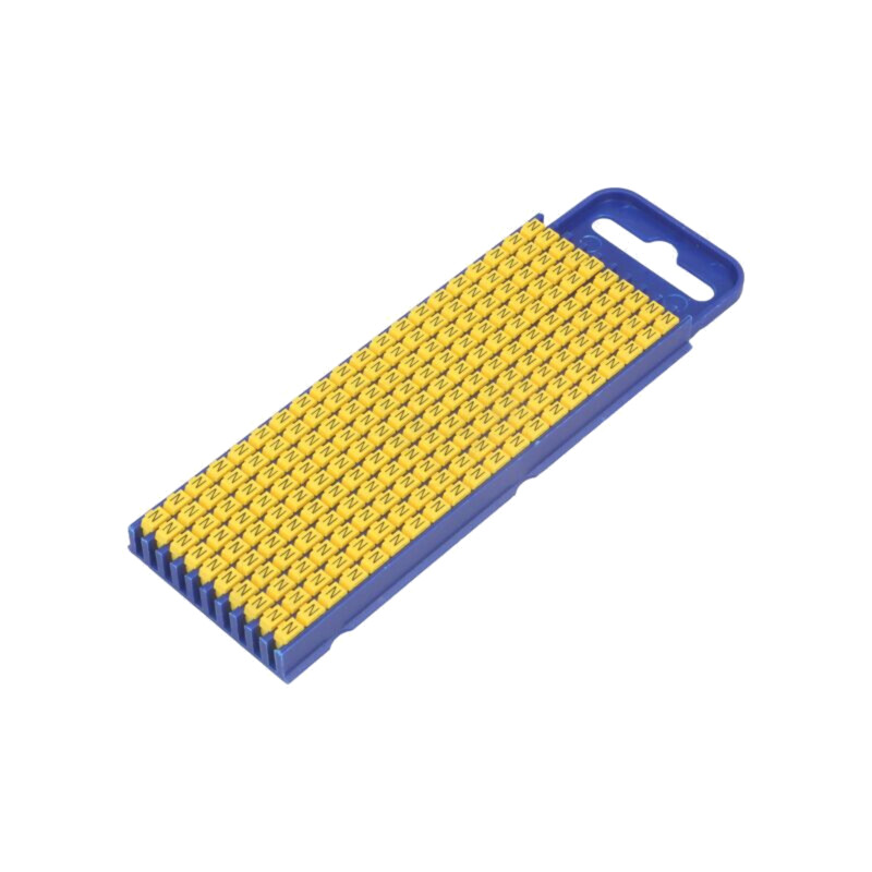 Markere; Marcaj: N; 2,8÷3,8mm; poliamidă; galbenă; -40÷85°C; WIC Markere; Marcaj: N; 2,8÷3,8mm; poliamidă; galbenă; -40÷85°C; WIC