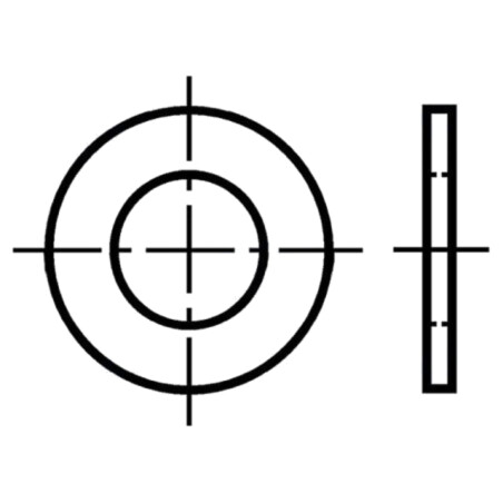 Şaibă; rotundă; M2,5; D6mm; h0,5mm; hârtie laminată; BN 1077