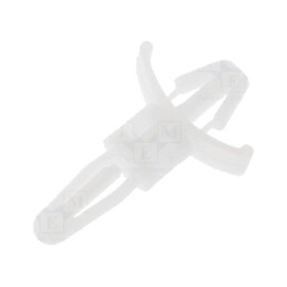 Distanţier PCB; poliamidă; Lung: 6mm; clichet/clichet; naturală